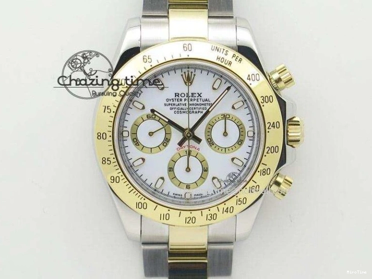 MiroTime 0512 Fashionable Daytona 126503 THBF 1:1 Best Edition Black YG Diamonds Dial on SS YG Bracelet SH 137